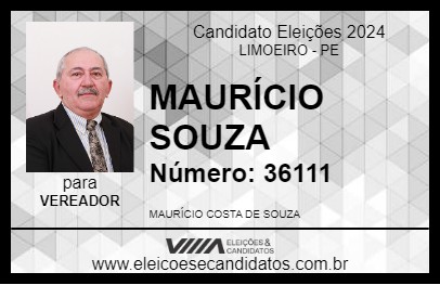 Candidato MAURÍCIO SOUZA 2024 - LIMOEIRO - Eleições