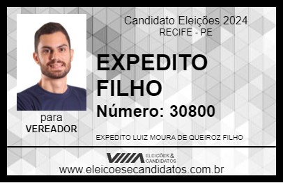 Candidato EXPEDITO FILHO 2024 - RECIFE - Eleições