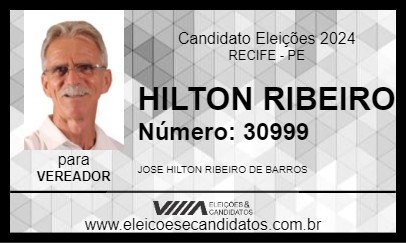 Candidato HILTON RIBEIRO 2024 - RECIFE - Eleições