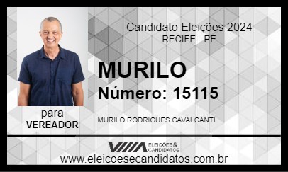 Candidato MURILO 2024 - RECIFE - Eleições