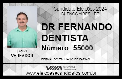 Candidato DR FERNANDO DENTISTA 2024 - BUENOS AIRES - Eleições