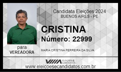 Candidato CRISTINA 2024 - BUENOS AIRES - Eleições