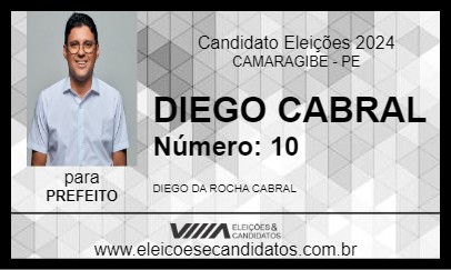 Candidato DIEGO CABRAL 2024 - CAMARAGIBE - Eleições