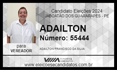 Candidato ADAILTON 2024 - JABOATÃO DOS GUARARAPES - Eleições