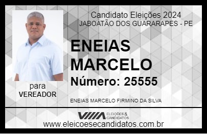 Candidato ENEIAS MARCELO 2024 - JABOATÃO DOS GUARARAPES - Eleições