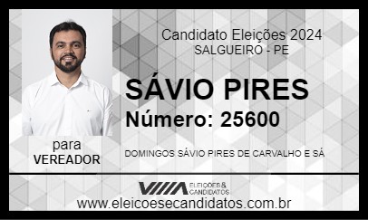 Candidato SÁVIO PIRES 2024 - SALGUEIRO - Eleições