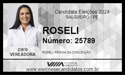 Candidato ROSELI 2024 - SALGUEIRO - Eleições