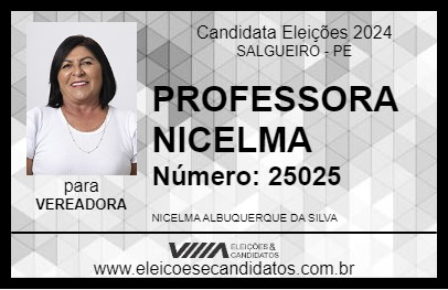 Candidato PROFESSORA NICELMA 2024 - SALGUEIRO - Eleições