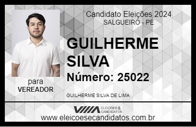 Candidato GUILHERME SILVA 2024 - SALGUEIRO - Eleições