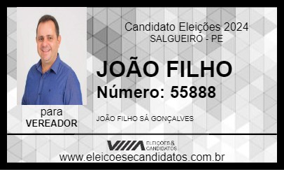 Candidato JOÃO FILHO 2024 - SALGUEIRO - Eleições