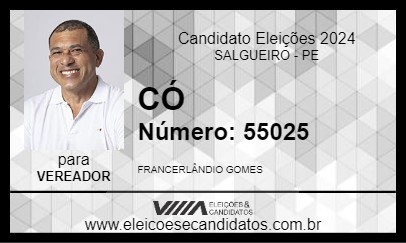 Candidato CÓ 2024 - SALGUEIRO - Eleições