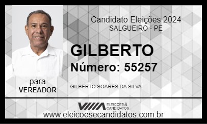 Candidato GILBERTO 2024 - SALGUEIRO - Eleições