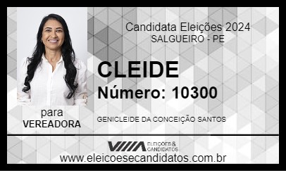 Candidato CLEIDE 2024 - SALGUEIRO - Eleições