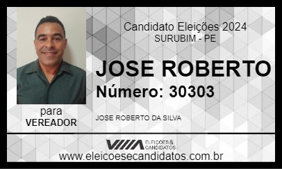 Candidato JOSE ROBERTO 2024 - SURUBIM - Eleições