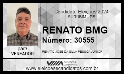 Candidato RENATO BMG 2024 - SURUBIM - Eleições