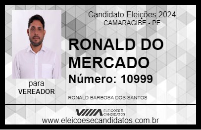 Candidato RONALD DO MERCADO 2024 - CAMARAGIBE - Eleições