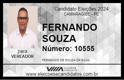 Candidato FERNANDO SOUZA 2024 - CAMARAGIBE - Eleições