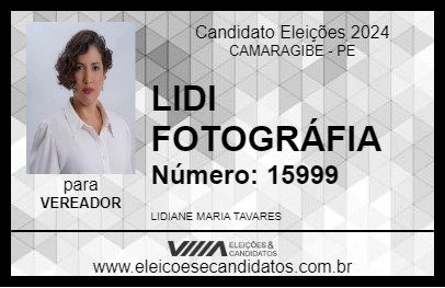 Candidato LIDI FOTOGRÁFIA 2024 - CAMARAGIBE - Eleições