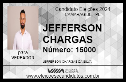 Candidato JEFFERSON CHARGAS 2024 - CAMARAGIBE - Eleições