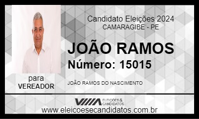 Candidato JOÃO RAMOS 2024 - CAMARAGIBE - Eleições