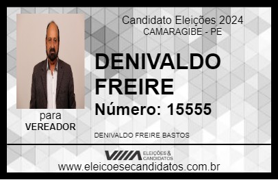 Candidato DENIVALDO FREIRE 2024 - CAMARAGIBE - Eleições