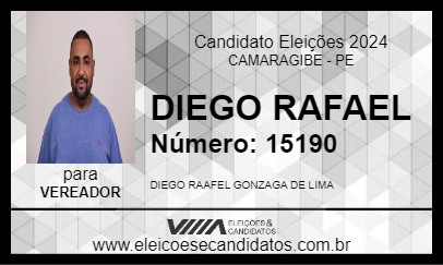 Candidato DIEGO RAFAEL 2024 - CAMARAGIBE - Eleições