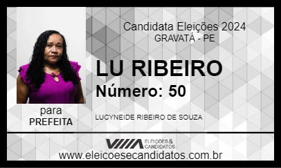 Candidato LU RIBEIRO 2024 - GRAVATÁ - Eleições