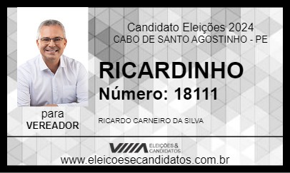 Candidato RICARDINHO 2024 - CABO DE SANTO AGOSTINHO - Eleições