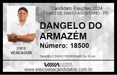 Candidato DANGELO DO ARMAZÉM 2024 - CABO DE SANTO AGOSTINHO - Eleições