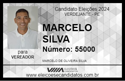 Candidato MARCELO SILVA 2024 - VERDEJANTE - Eleições