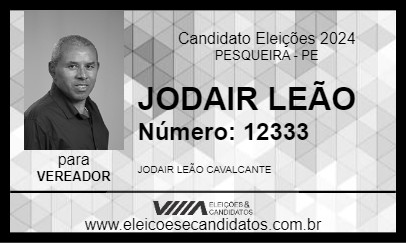 Candidato JODAIR LEÃO 2024 - PESQUEIRA - Eleições