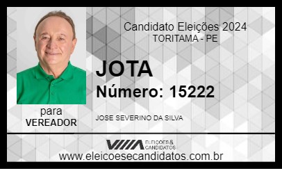 Candidato JOTA 2024 - TORITAMA - Eleições