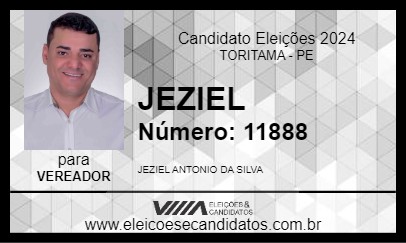 Candidato JEZIEL 2024 - TORITAMA - Eleições