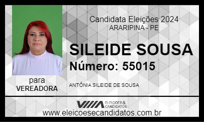 Candidato SILEIDE SOUSA 2024 - ARARIPINA - Eleições