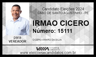 Candidato IRMAO CICERO 2024 - CABO DE SANTO AGOSTINHO - Eleições