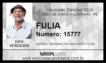 Candidato FULIA 2024 - CABO DE SANTO AGOSTINHO - Eleições