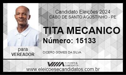 Candidato TITA MECANICO 2024 - CABO DE SANTO AGOSTINHO - Eleições