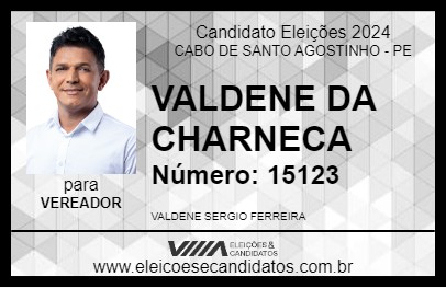 Candidato VALDENE DA CHARNECA 2024 - CABO DE SANTO AGOSTINHO - Eleições