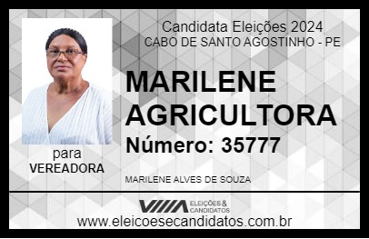 Candidato MARILENE AGRICULTORA 2024 - CABO DE SANTO AGOSTINHO - Eleições