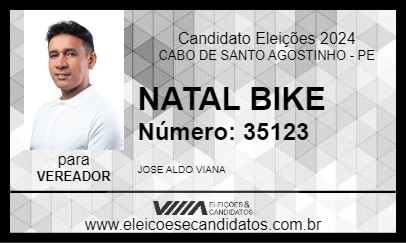 Candidato NATAL BIKE 2024 - CABO DE SANTO AGOSTINHO - Eleições