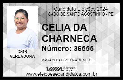 Candidato CELIA DA CHARNECA 2024 - CABO DE SANTO AGOSTINHO - Eleições