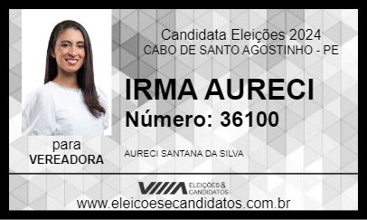 Candidato IRMA AURECI 2024 - CABO DE SANTO AGOSTINHO - Eleições