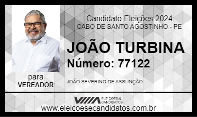 Candidato JOÃO TURBINA 2024 - CABO DE SANTO AGOSTINHO - Eleições