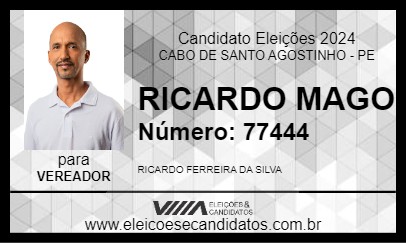 Candidato RICARDO MAGO 2024 - CABO DE SANTO AGOSTINHO - Eleições