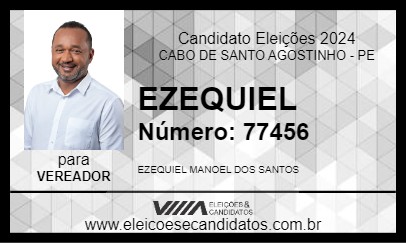 Candidato EZEQUIEL 2024 - CABO DE SANTO AGOSTINHO - Eleições