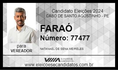 Candidato FARAÓ 2024 - CABO DE SANTO AGOSTINHO - Eleições