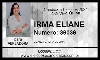 Candidato ELIANE NASCIMENTO 2024 - CAMARAGIBE - Eleições