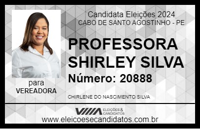 Candidato PROFESSORA SHIRLEY SILVA 2024 - CABO DE SANTO AGOSTINHO - Eleições