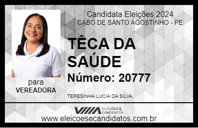 Candidato TÊCA DA SAÚDE 2024 - CABO DE SANTO AGOSTINHO - Eleições