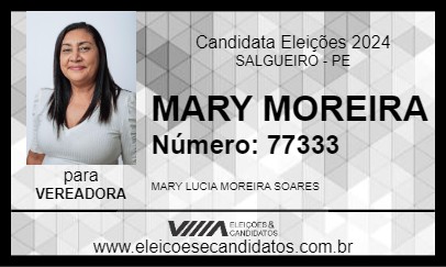 Candidato MARY MOREIRA 2024 - SALGUEIRO - Eleições